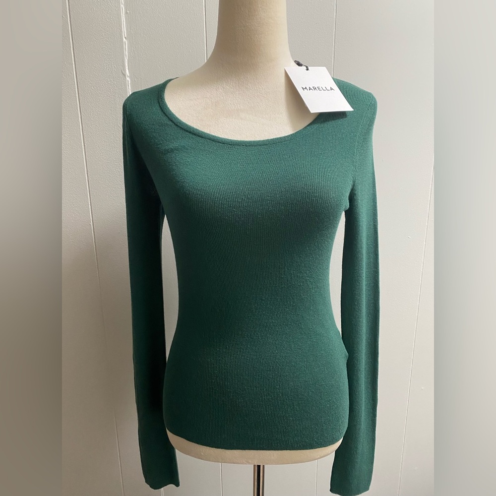 NWT Marella dark green Sweater